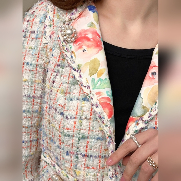 Sold Out Edward Achour Tweed Jacket in size FR38 - Picture 8 of 9